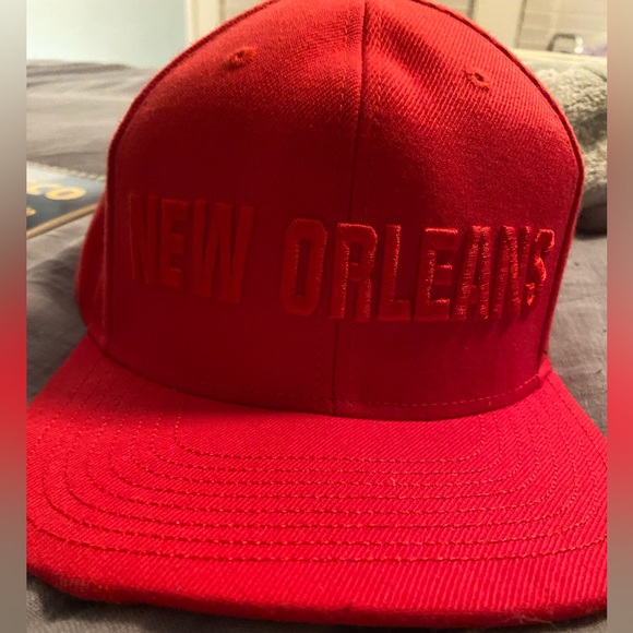 Red New Orleans adidas  Flatbill - Picture 6 of 6
